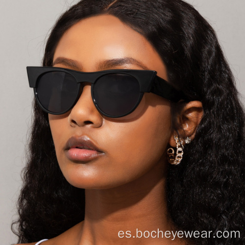 Gafas de sol redondas de ojo de gato de moda europea y americana Gafas de sol de calle rojas WindNet para mujer Gafas de sol de moda para hombres s21184